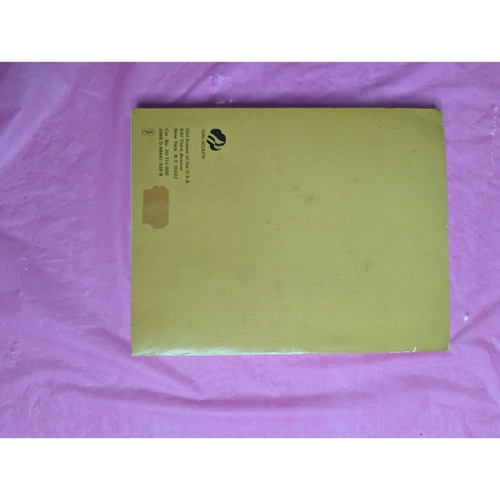 B1 Vintage 1980 Girl Scout Badges and‎ Signs paperback book USA
